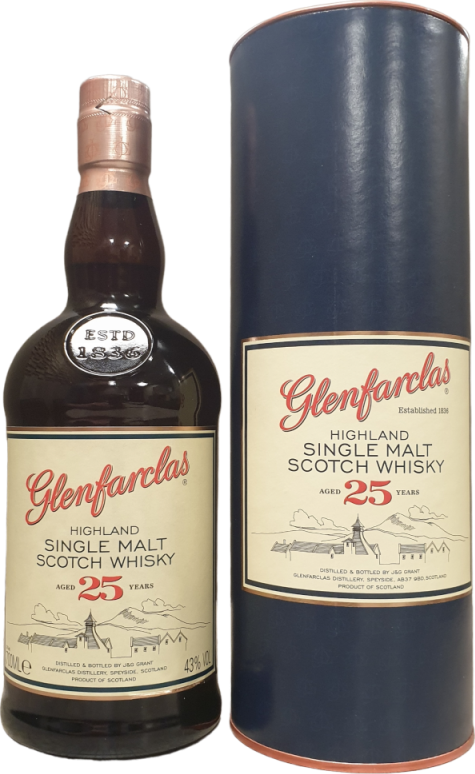 Glenfarclas 25yo New Label 43% 700ml