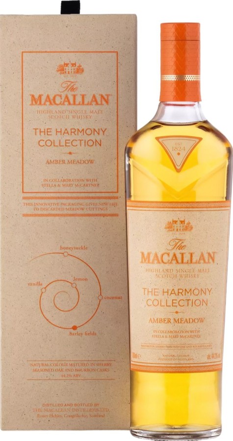 Macallan Amber Meadow The Harmony Collection Sherry Seasoned Oak & Bourbon 44.2% 750ml