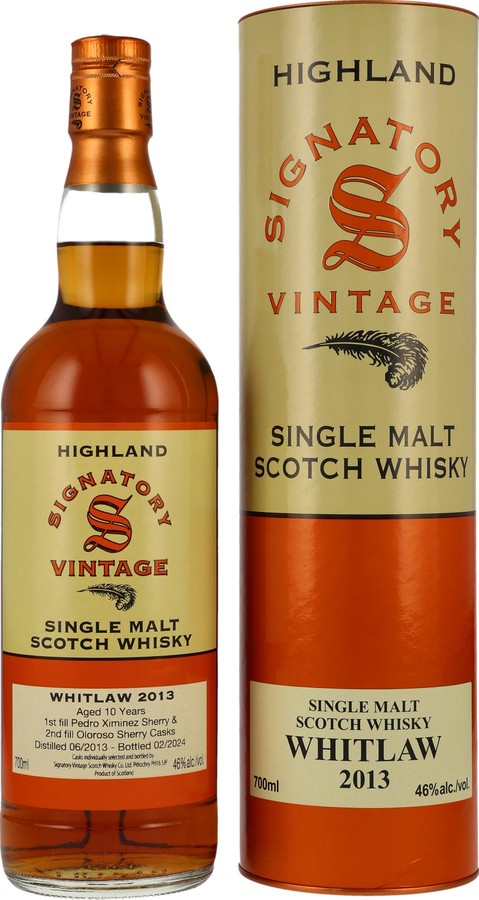 Whitlaw 2013 SV Vintage Collection 46% 700ml