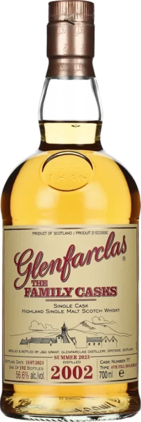 Glenfarclas 2002 The Family Casks Release S23 4th Fill Hogshead 56.6% 700ml