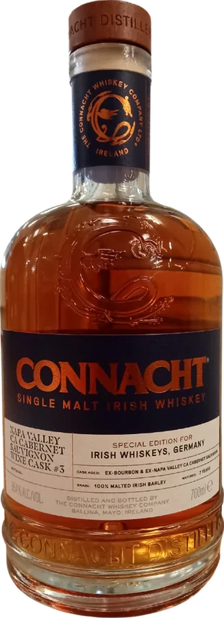 Connacht Single Malt Single Cask Bottling Irish-Whiskeys.de 58.4% 700ml
