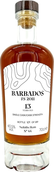 Nobilis Rum 2011 Foursquare & R. L. Seale Barbados No.44 13yo 60.5% 700ml