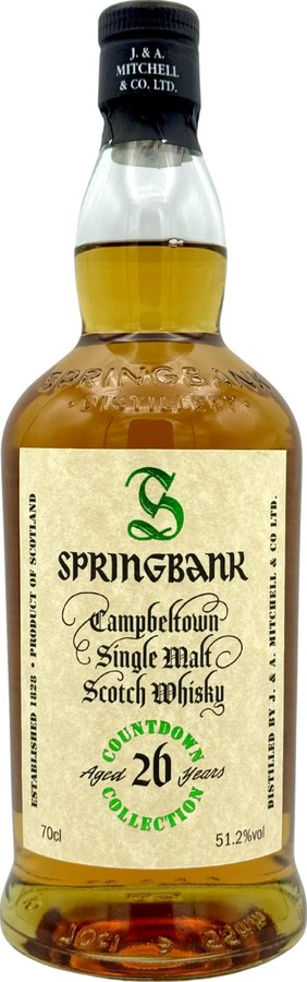 Springbank 26yo Countdown Collection 51.2% 700ml