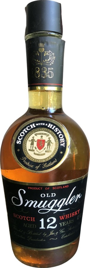 Old Smuggler 12yo Scotch Whisky S.A. Sovedi Brussels 43% 750ml