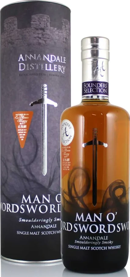 Annandale 2017 Man O Sword Founders Selection Ex-Oloroso Sherry Butt 61.1% 700ml