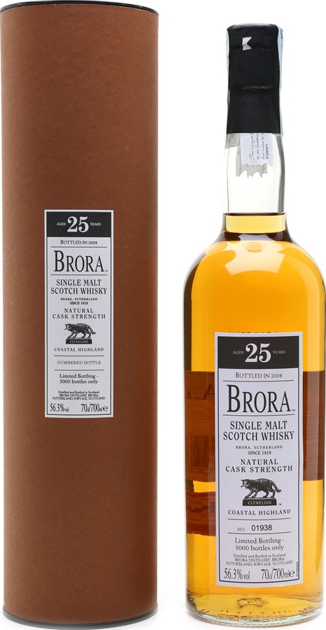 Brora 7th Release Diageo Special Releases 2008 Sherry & Bourbon 56.3% 700ml