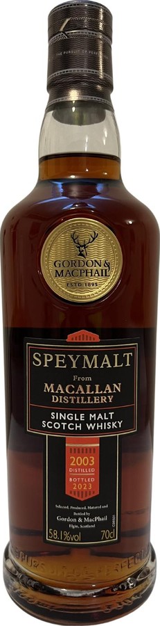 Macallan 2003 GM Speymalt Sweden 58.1% 700ml