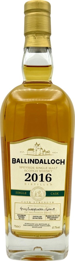 Ballindalloch 2016 UK Exclusive 61.1% 700ml