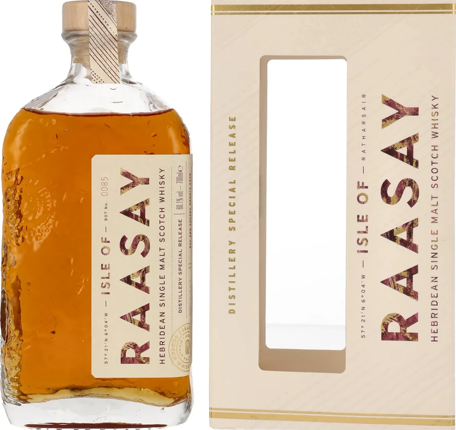Raasay Rye and Sherry Double Cask Distillery Special Release Ex-Rye Oloroso & PX Sherry Quarter Finish 60.1% 700ml