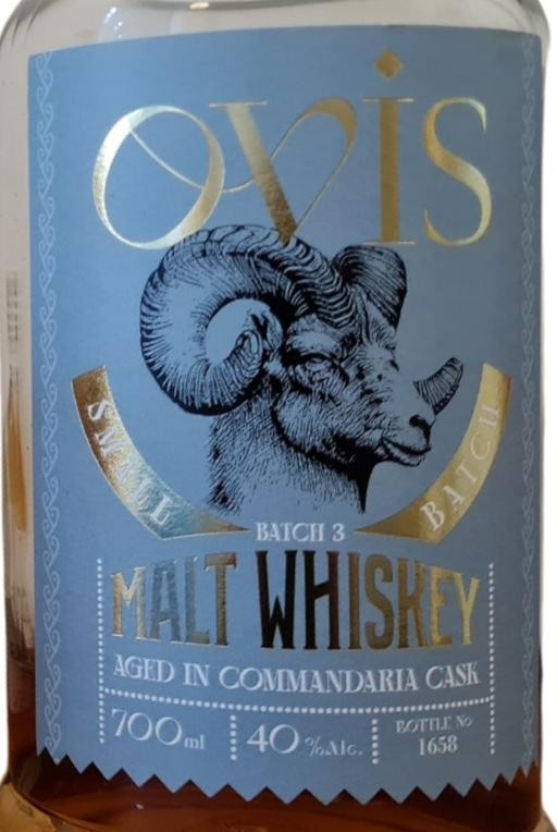 Ovis Small Batch Malt Whisky Batch 3 40% 700ml