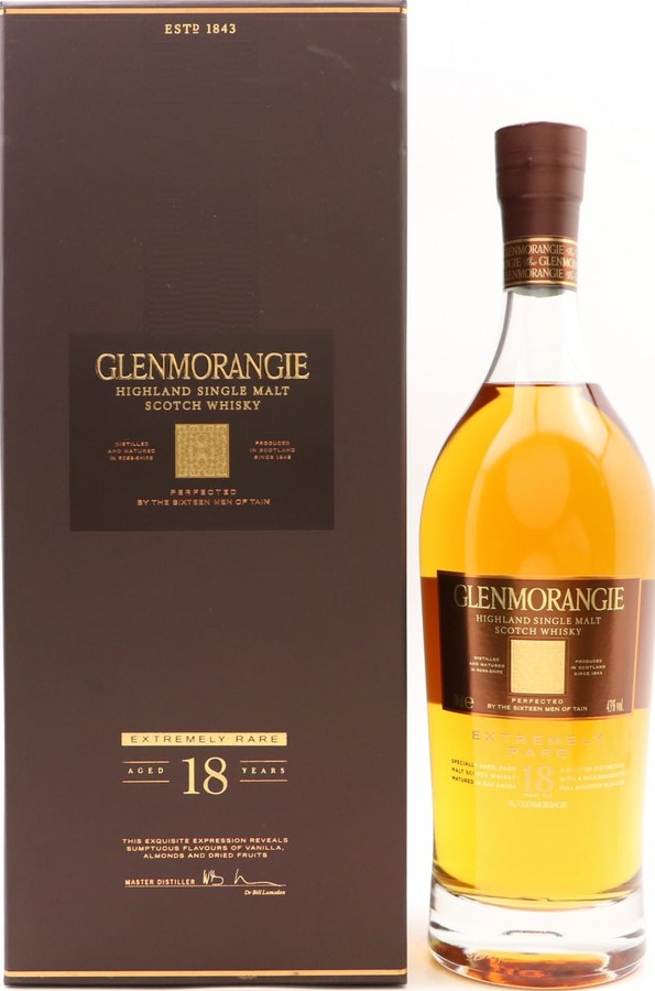 Glenmorangie 18yo Extremely Rare 43% 700ml