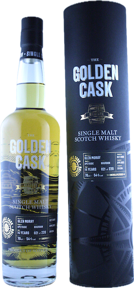 Glen Moray 2008 HMcD The Golden Cask Bourbon barrel 54.1% 700ml