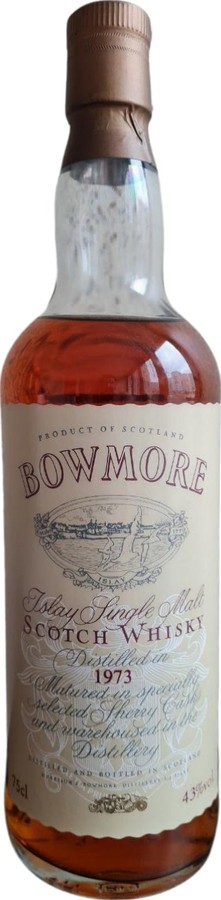 Bowmore 1973 43% 700ml