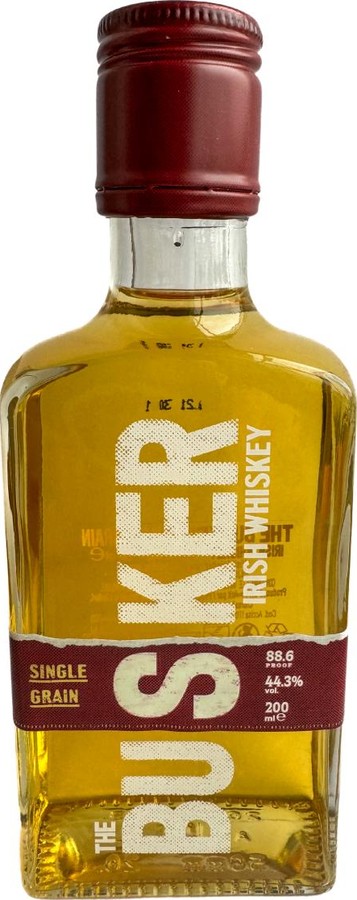 The Busker Single Grain Irish Whisky 44.3% 200ml