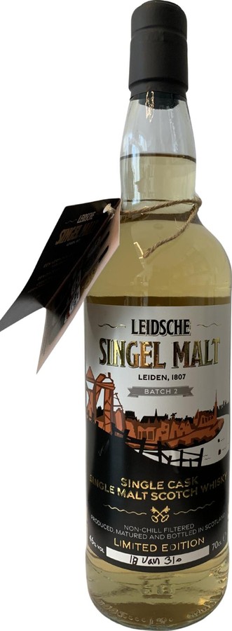 Leidsche Singel Malt 2018 UD Single Cask Single Malt Whisky 46% 700ml