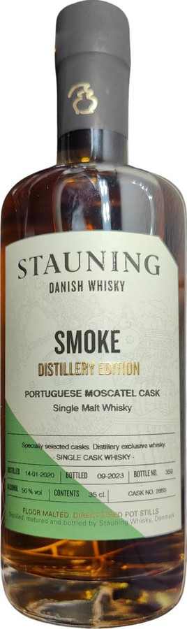 Stauning 2023 Distillery Edition Smoke Portuguese Moscatel cask 50% 350ml