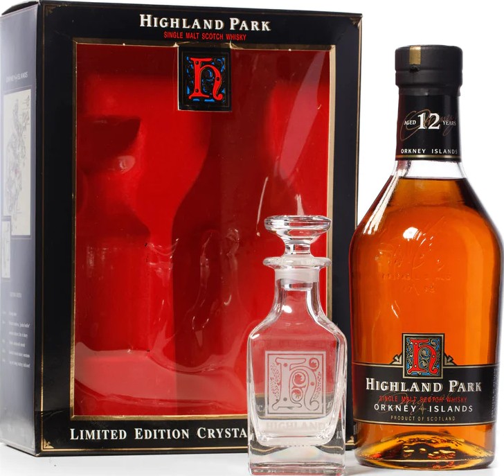 Highland Park 12yo Limited Edition Crystal Decanter 43% 700ml