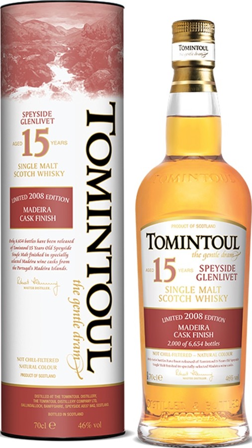 Tomintoul 2008 Limited Edition Madeira Finish 46% 700ml