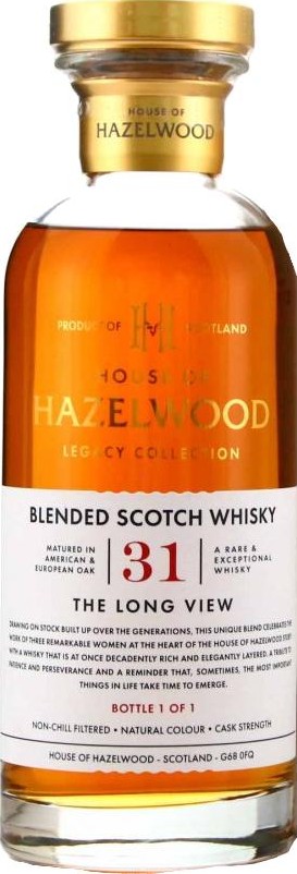 House of Hazelwood 31yo The Long View OurWhisky Foundation 49.2% 700ml