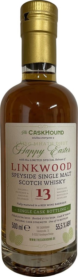 Linkwood 2010 TCaH Caisg Mhath Dhut 55.5% 500ml