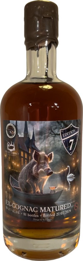 Bruges Whisky Company 2020 Single Cask The Whisky Hogs Edition 7 61.8% 500ml
