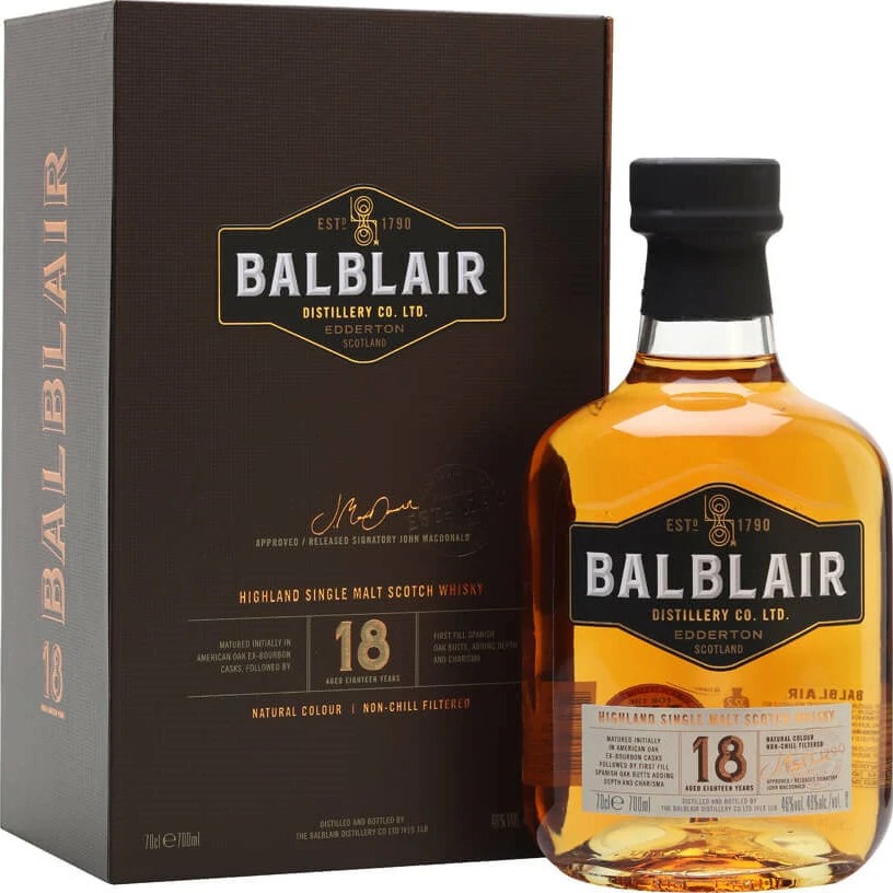 Balblair 18yo 46% 750ml