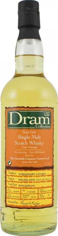 Ledaig 1997 C&S Dram Collection 50.9% 700ml