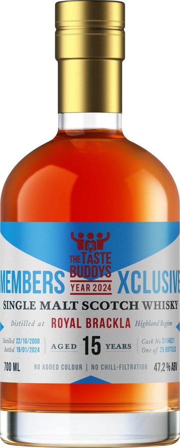 Royal Brackla 2008 TTBs Members Xclusive EDT. 2024 47.2% 700ml