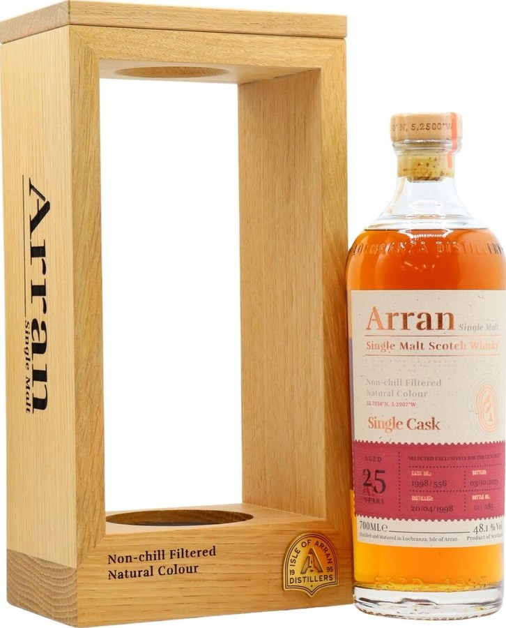 Arran 1998 Single Cask Sherry U.K. Market Exclusive 48.1% 700ml