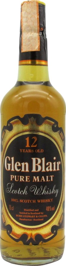 Glen Blair 12yo BS&C Pure Malt Scotch Whisky Liquorama s.A.s. di Roberto Orlandi & C.S. Donato Milanese Milano 40% 750ml