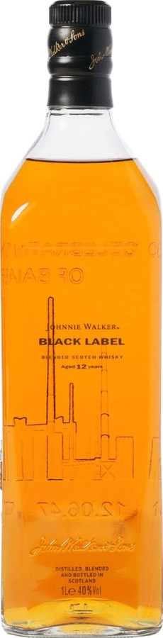 Johnnie Walker Black Label 75yo of Barnsley 40% 1000ml