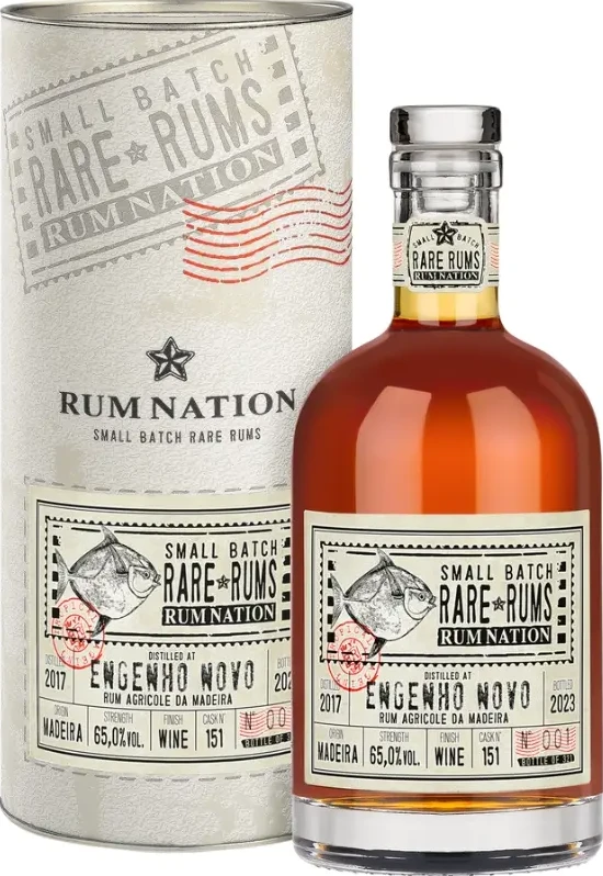 Rum Nation 2017 Engenho Novo Madeira Sherry Cask 6yo 65% 700ml