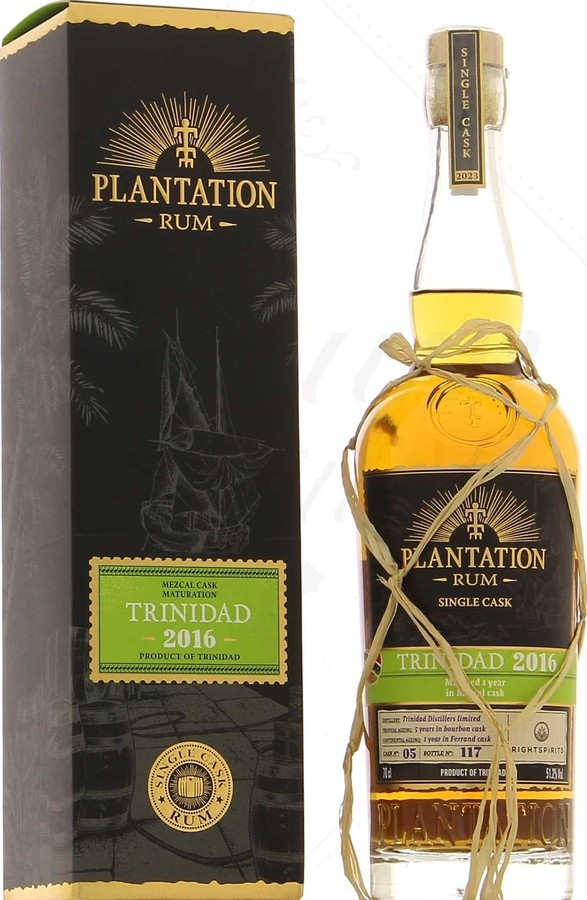 Plantation 2016 Trinidad Mezcal Single Cask 51.2% 700ml