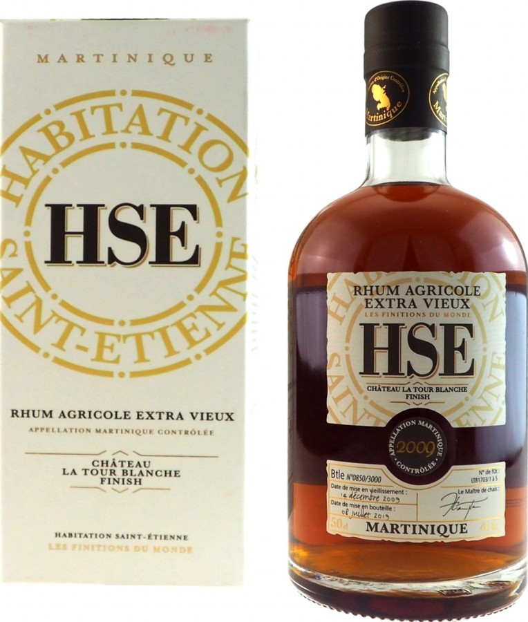 HSE 2013 Rhum Agricole Extra Vieux 41% 500ml