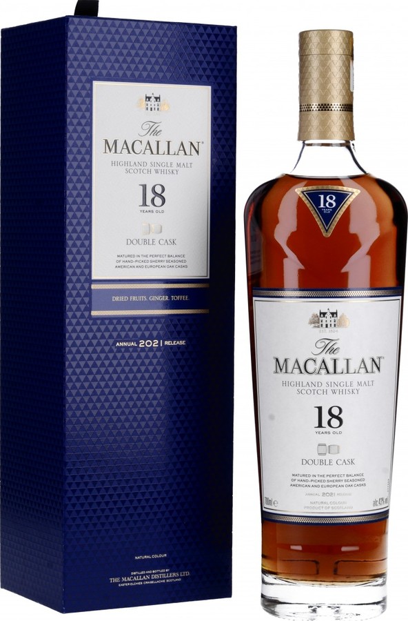 Macallan 18yo Double Cask 43% 700ml