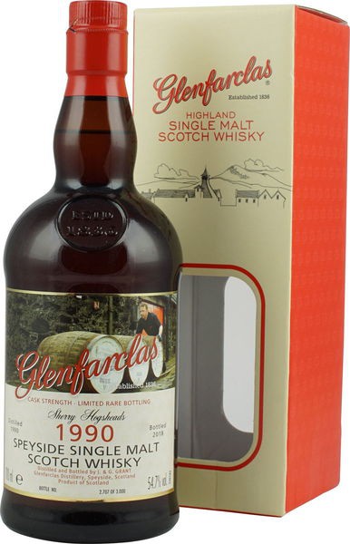 Glenfarclas 1990 Limited Rare Bottling Oloroso Sherry Hogshead 7197-7209 54.7% 700ml