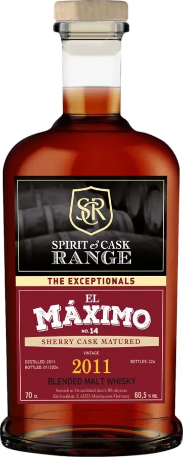 El Maximo No. 14 Wx Spirit & Cask Range 60.5% 700ml