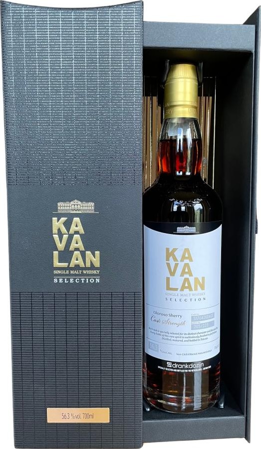 Kavalan Selection D12 Exclusives drankdozijn 56.3% 700ml