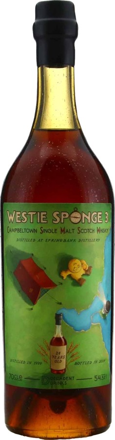 Springbank 1999 DeDr Westie Sponge 3 54.5% 700ml