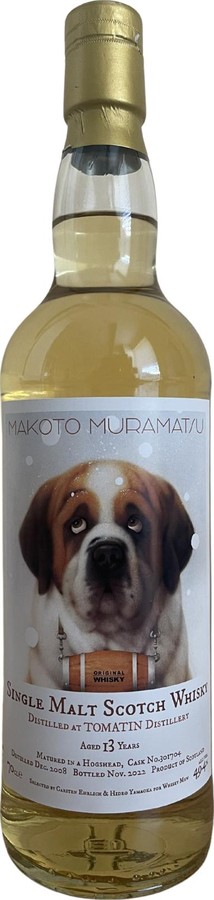 Tomatin 2008 HY Makoto Muramatsu Illustration Whisky Mew Selected by Carsten Ehrlich & Hideo Yamaoka 49.4% 700ml