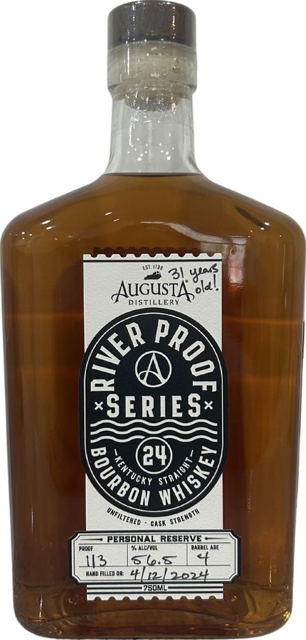 Augusta 4yo River Proof Series 56.5% 750ml