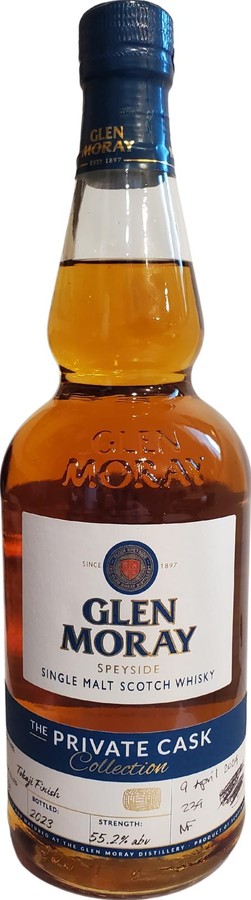 Glen Moray 2008 Hand Bottled at the Distillery 12yo Bourbon 3yo Tokaji Finish 55.2% 700ml