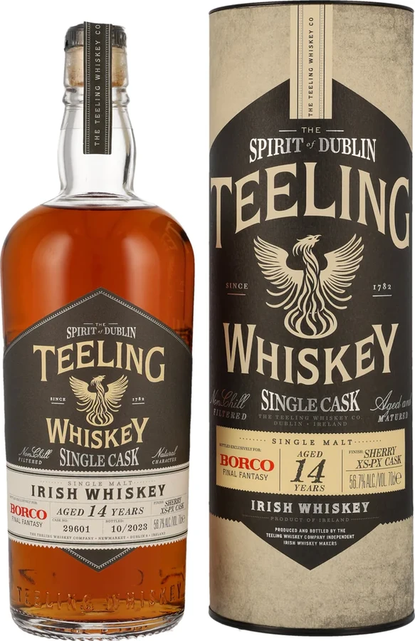 Teeling 14yo Single Cask XS-PX Sherry Finish Borco Final Fantasy 56.7% 700ml