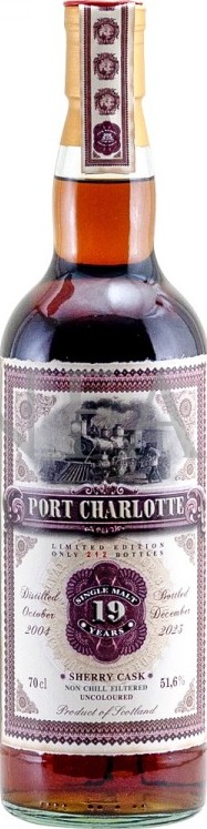 Port Charlotte 2004 JW Old Train Line 51.6% 700ml