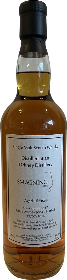 An Orkney Distillery 2004 WhB Smagning.com 57% 700ml