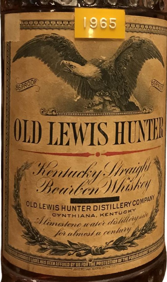 Old Lewis Hunter Kentucky Straight Bourbon Whisky 43% 750ml