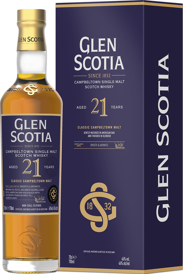 Glen Scotia 21yo Classic Campbeltown Malt 46% 700ml