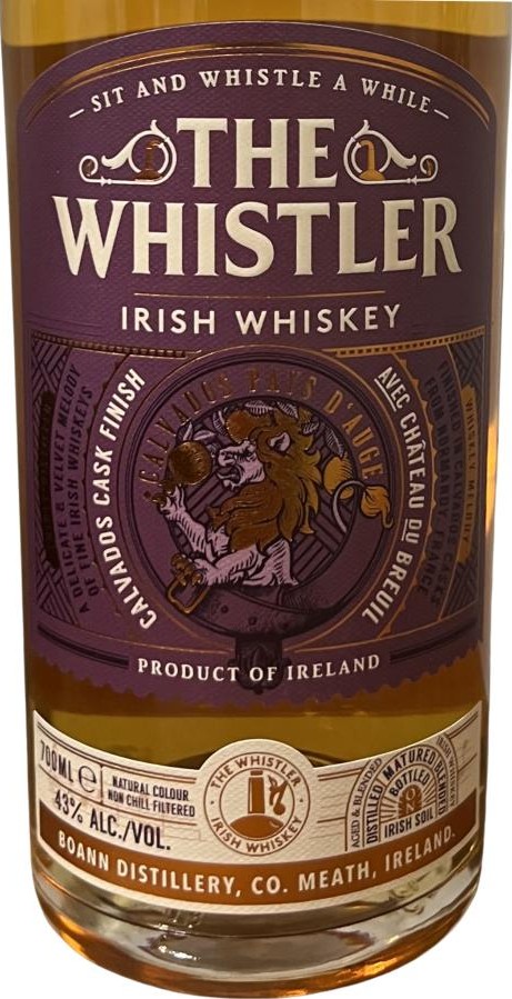 The Whistler Calvados Cask Finish BoD 43% 700ml