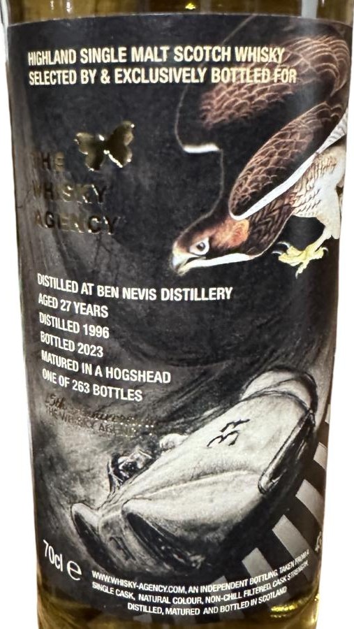 Ben Nevis 1996 TWA TWA's 15th Anniversary 43.3% 700ml