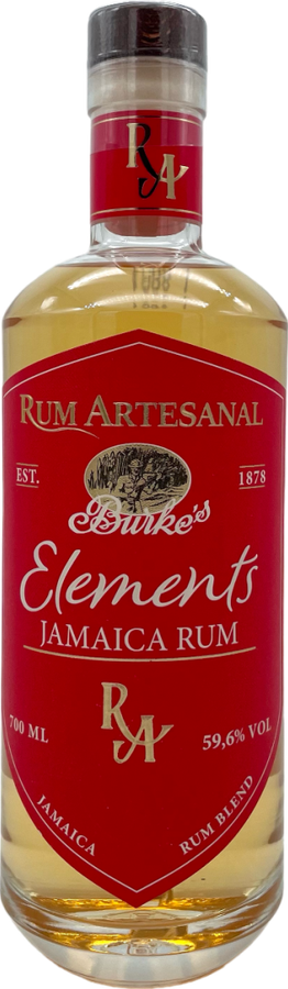 Rum Artesanal Jamaica Burke's Elements 59.6% 700ml